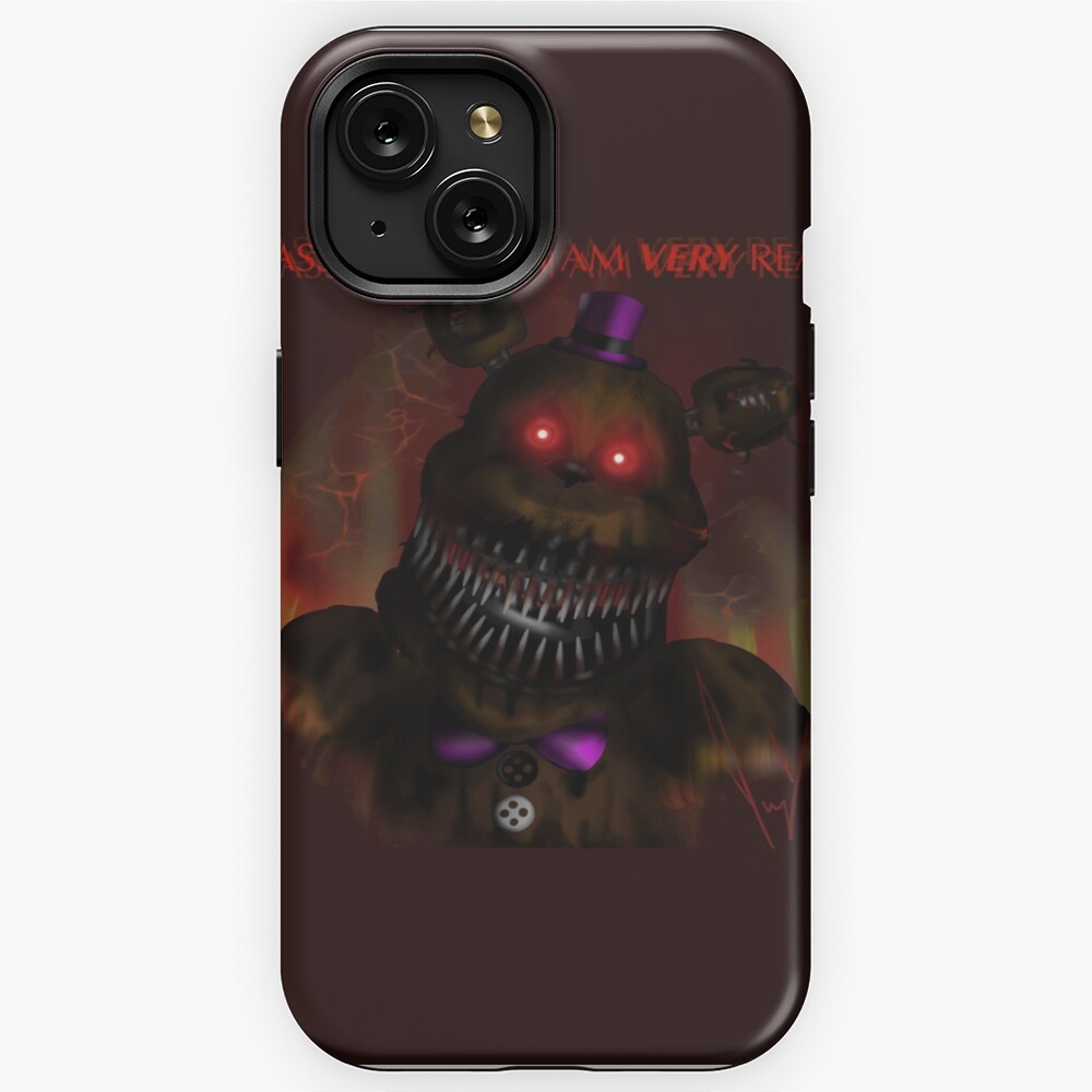 I am real” FNAF UCN Nightmare Fredbear iPad Case & Skin for Sale by  terrieberrytont