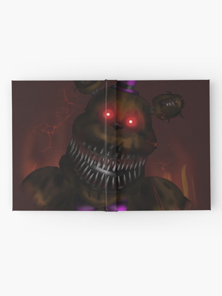 I am real” FNAF UCN Nightmare Fredbear Hardcover Journal for Sale by  terrieberrytont