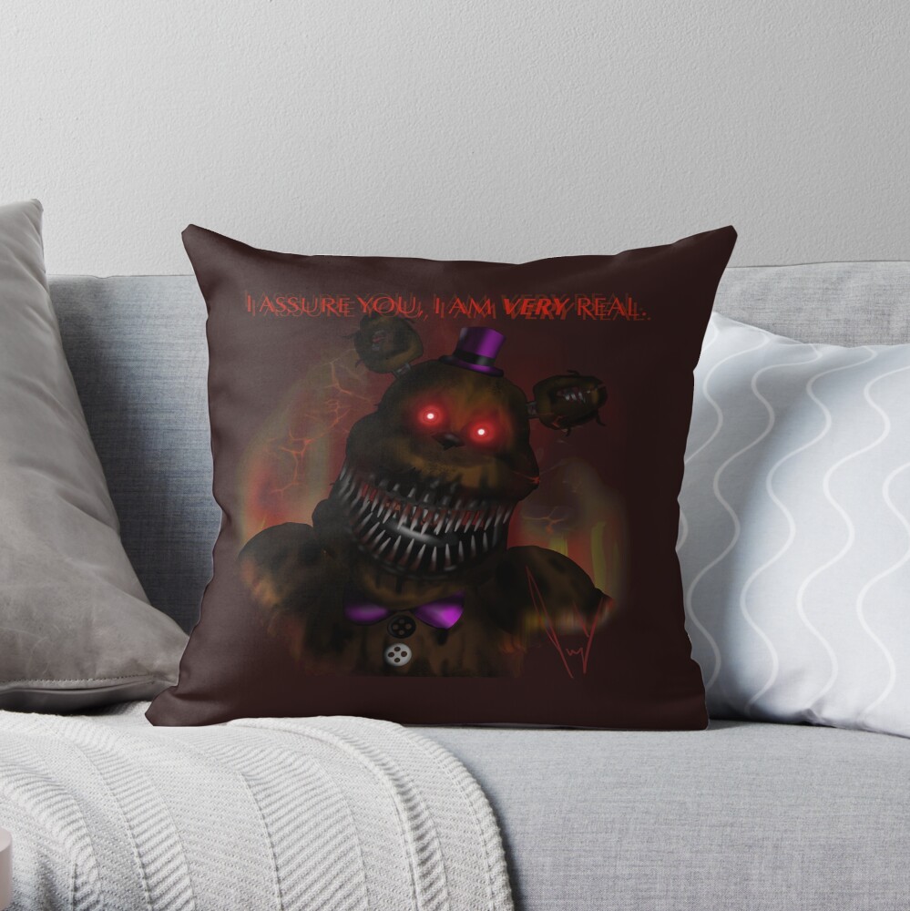 I am real” FNAF UCN Nightmare Fredbear Art Board Print for Sale by  terrieberrytont