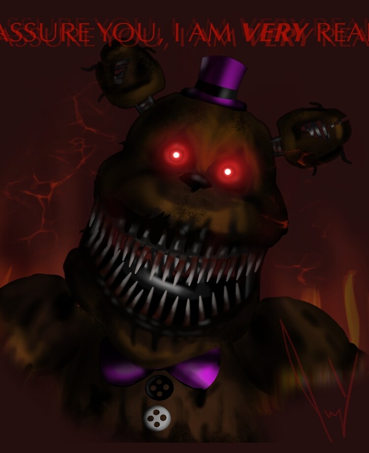 FNaF Nightmare Fredbear Pin for Sale by nyrofletcher