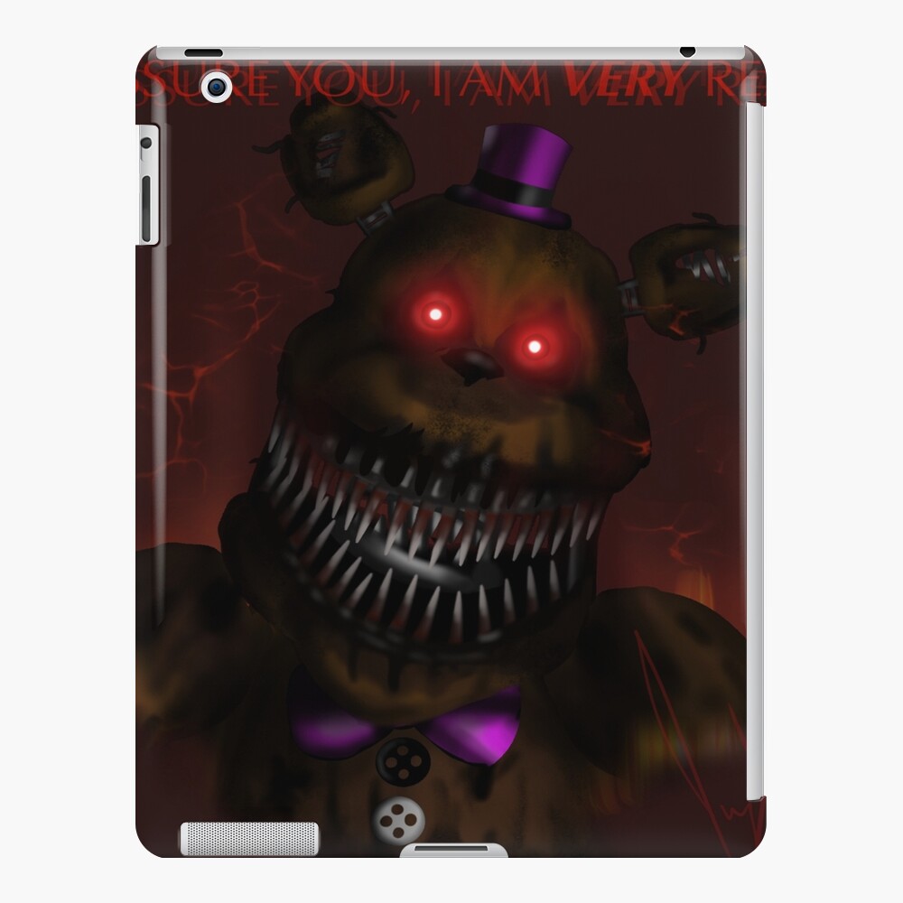 I am real” FNAF UCN Nightmare Fredbear Hardcover Journal for Sale by  terrieberrytont