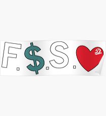 Official Fuck Money Spread Love - J.cole Poster