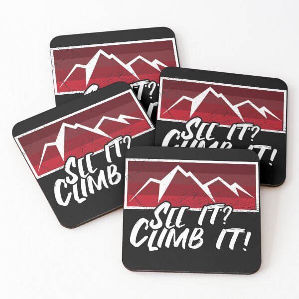Item preview, Bouldering Climbing Mountains Logo Saying Retro designed and sold by shurikaner.