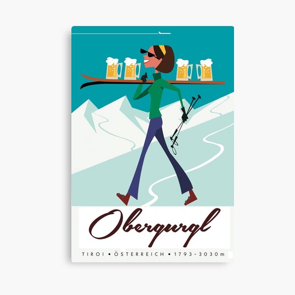 Cartel de Obergurgl Lienzo