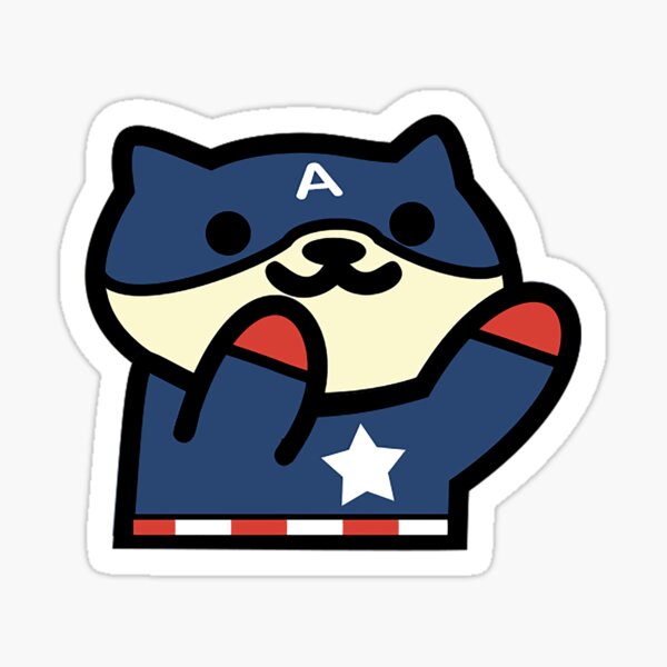 Item preview, Captain Ameri-cat designed and sold by djchikart.