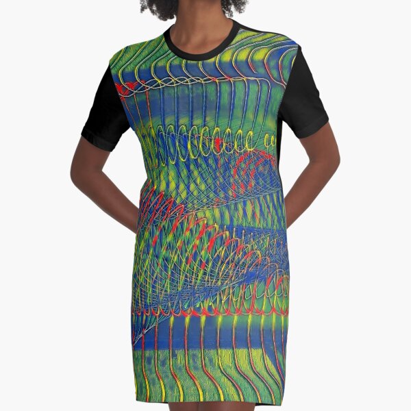 SPIRALEN ABSTRAKT PARANOIA T-Shirt Kleid