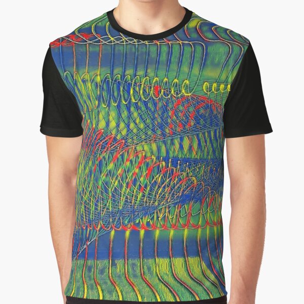 SPIRALEN ABSTRAKT PARANOIA Grafik T-Shirt