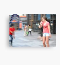 Warm up to Pari Roller Canvas Print
