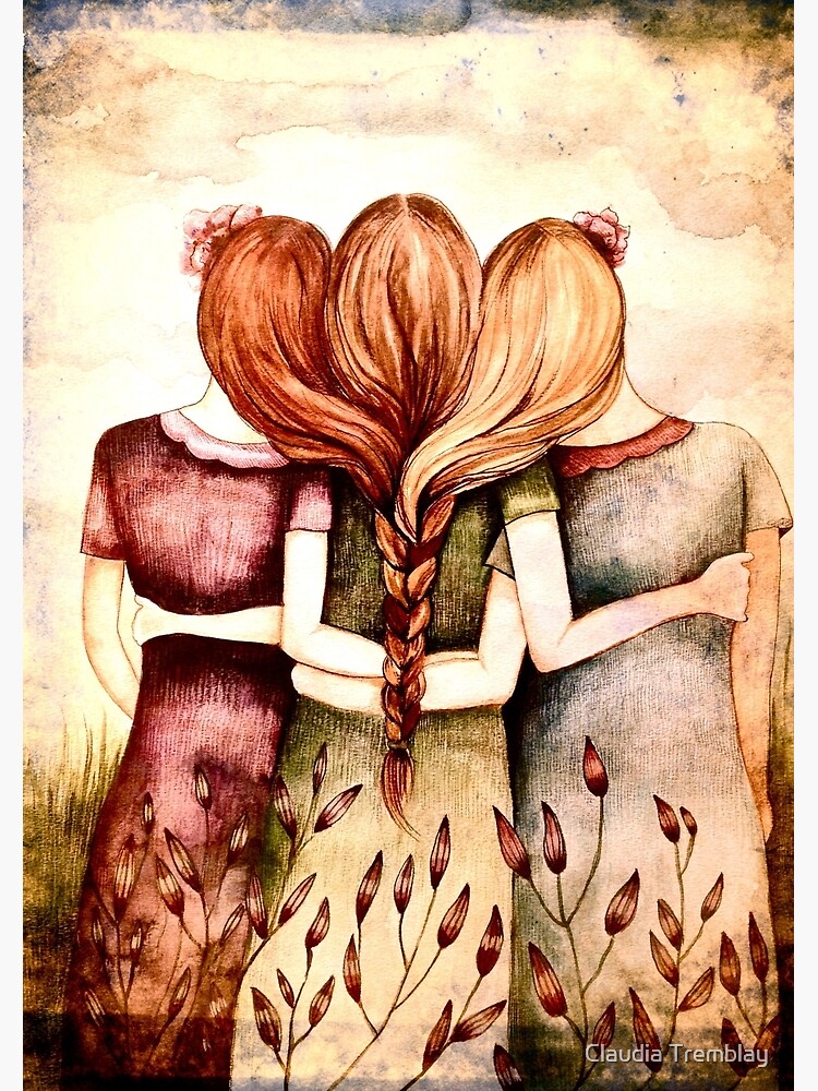 Las tres hermanas!  Dibujos amigas, Imágenes para dibujar