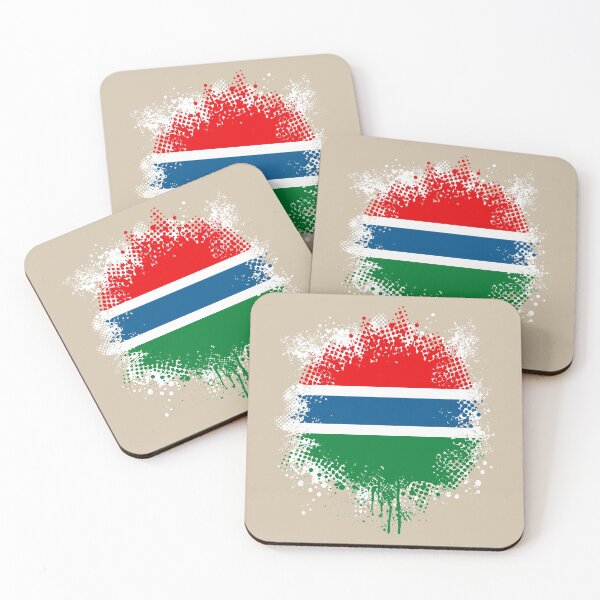 Item preview, Flag of Gambia - Splat designed and sold by pixelinga.
