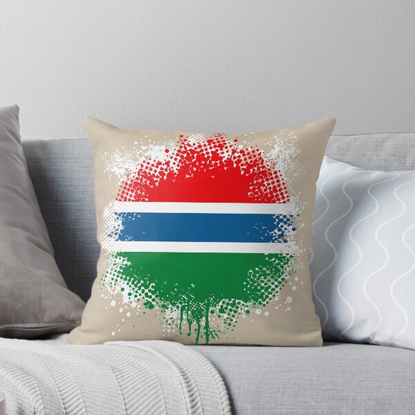Item preview, Flag of Gambia - Splat designed and sold by pixelinga.