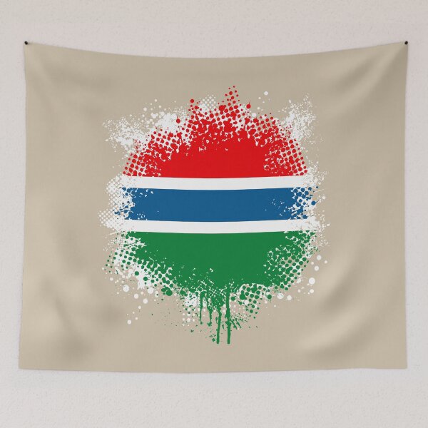 Item preview, Flag of Gambia - Splat designed and sold by pixelinga.