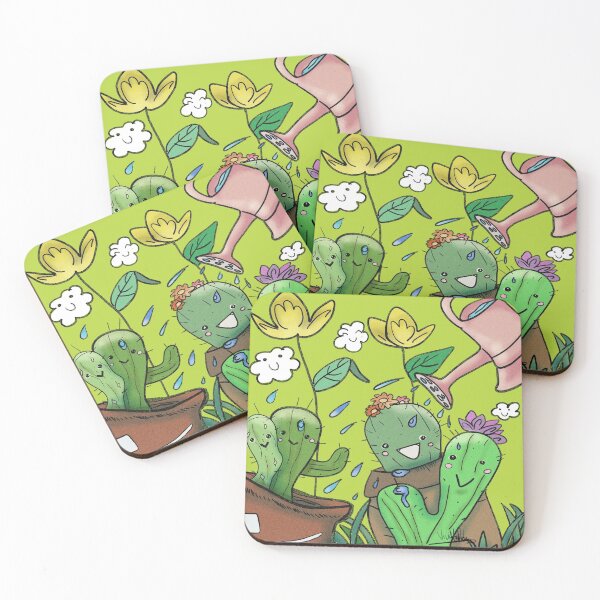 Item preview, Happy pots of cacti designed and sold by markatos.