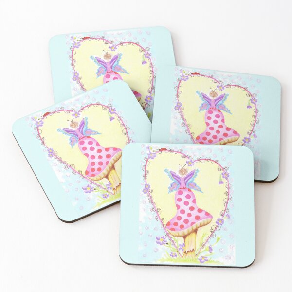 Item preview, Fairy garden with a butterfly fairy sitting on a mushroom  designed and sold by A Sweet  Fragrance Art.