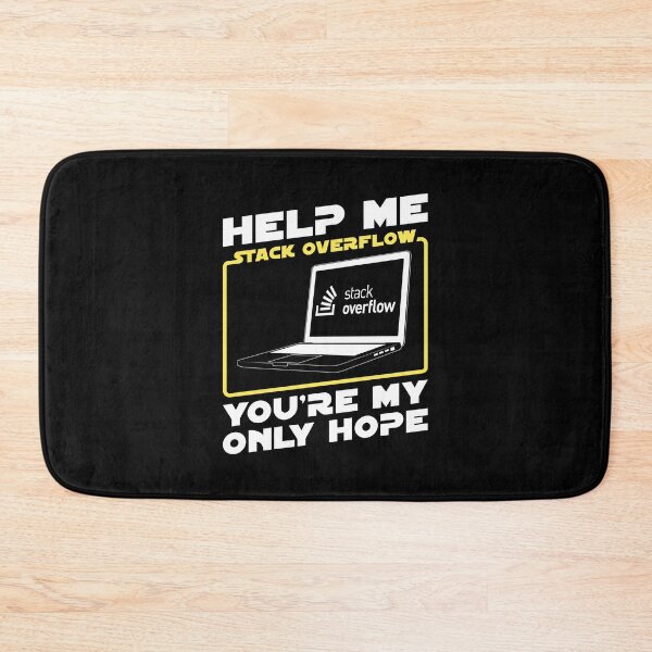 Item preview, Help me Stack Overflow designed and sold by denisn.