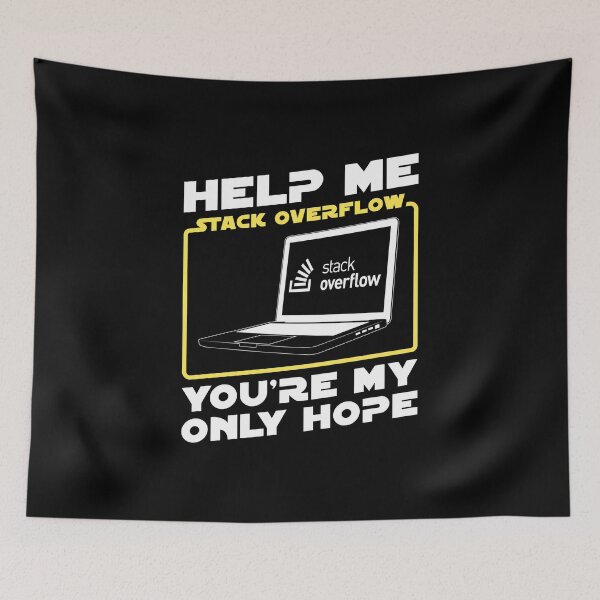 Item preview, Help me Stack Overflow designed and sold by denisn.