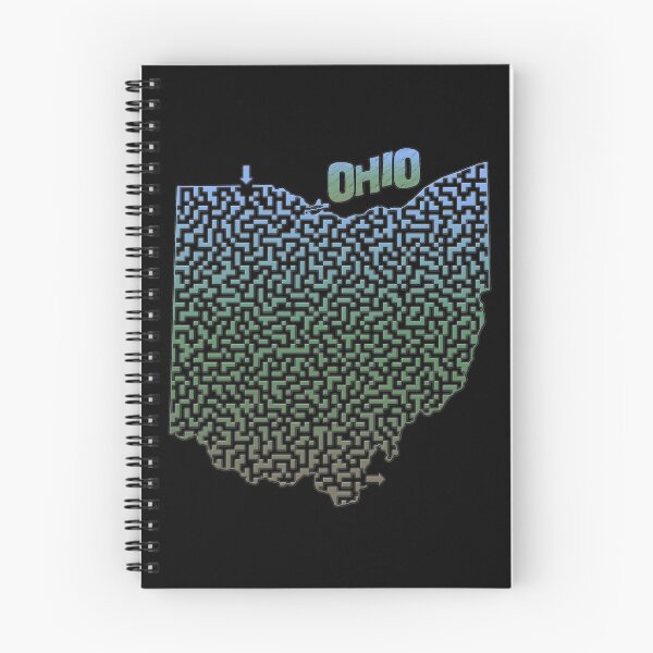 Item preview, Ohio State Outline Maze & Labyrinth designed and sold by gorff.