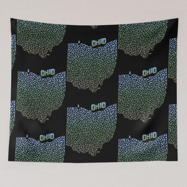 Item preview, Ohio State Outline Maze & Labyrinth designed and sold by gorff.