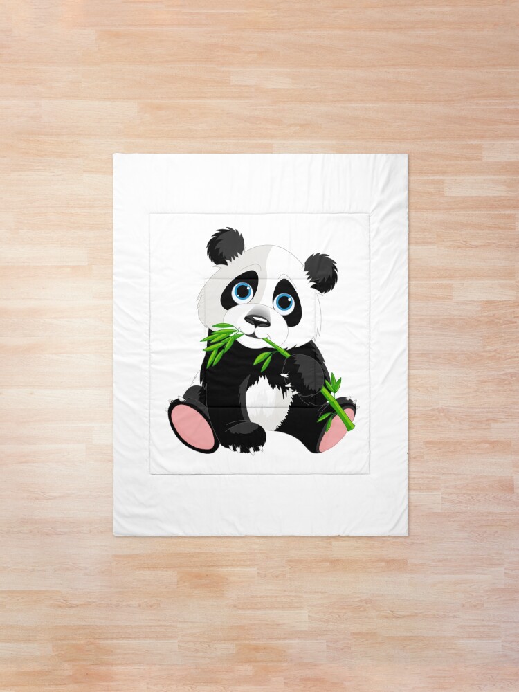panda comforter baby