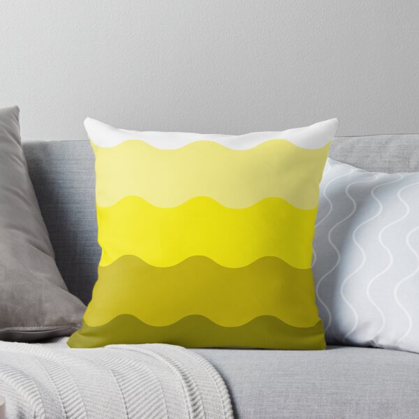Aperçu de l'œuvre Yellow Thick Ombre Waves créée et vendue par ImageNugget.