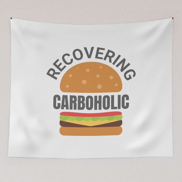Item preview, Recovering Carboholic Funny Low-Carb Keto Diet Gift designed and sold by tispy.