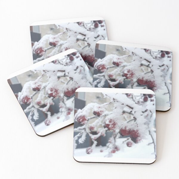 Item preview, winter berries and snow designed and sold by CodingBee33.