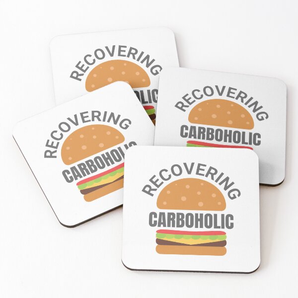 Item preview, Recovering Carboholic Funny Low-Carb Keto Diet Gift designed and sold by tispy.