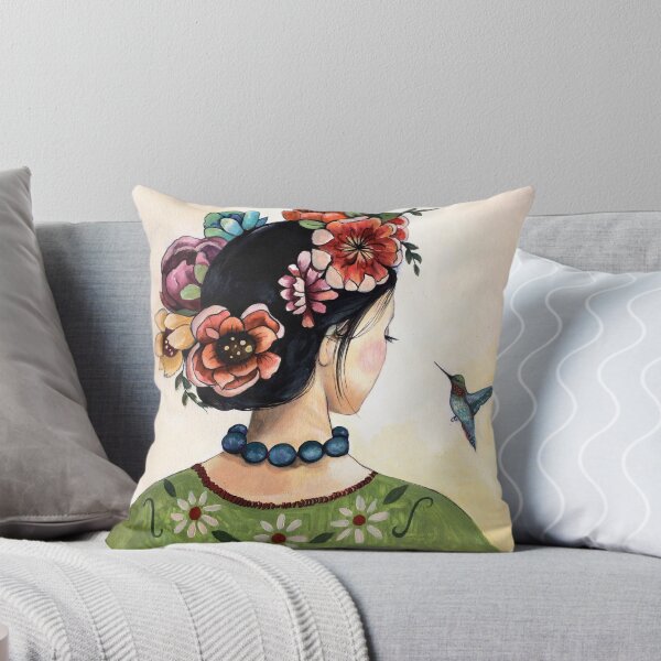 Item preview, frida and the hummingbird designed and sold by Claudia Tremblay.