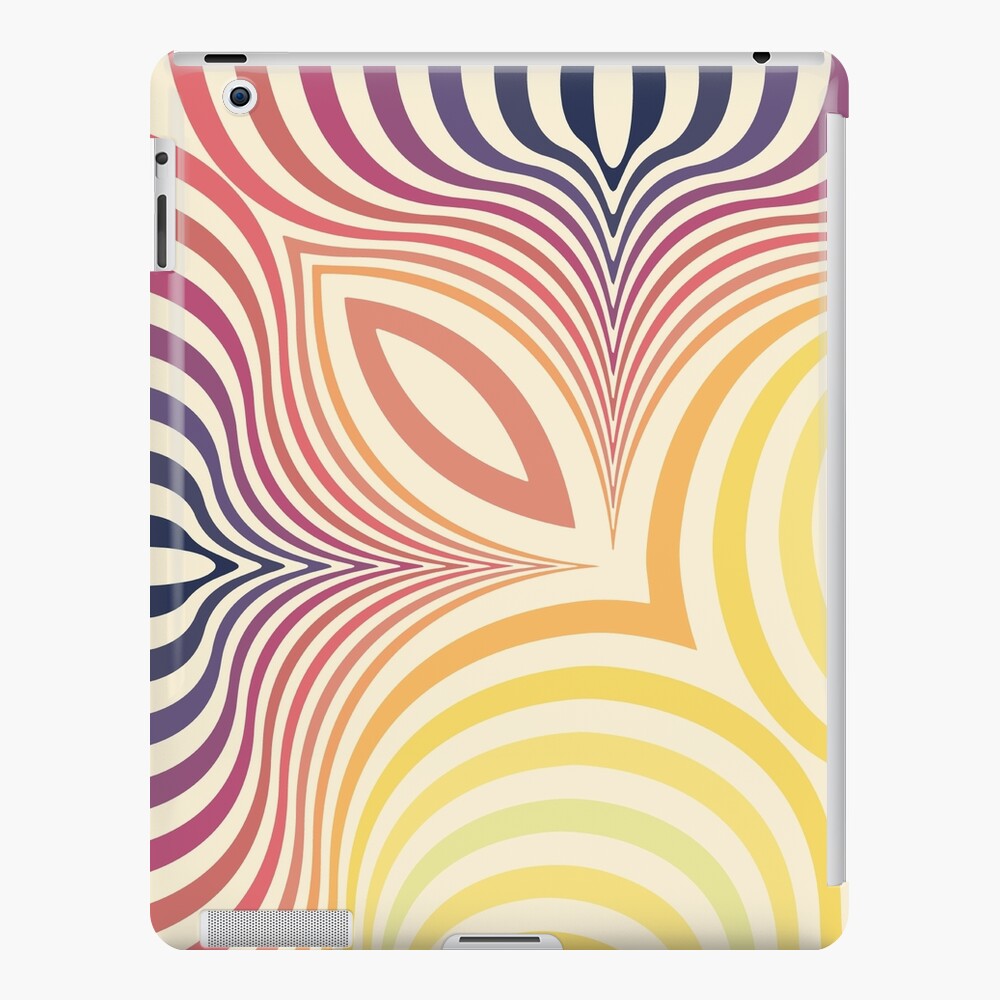 Optical illusion soft circles iPad Case & Skin