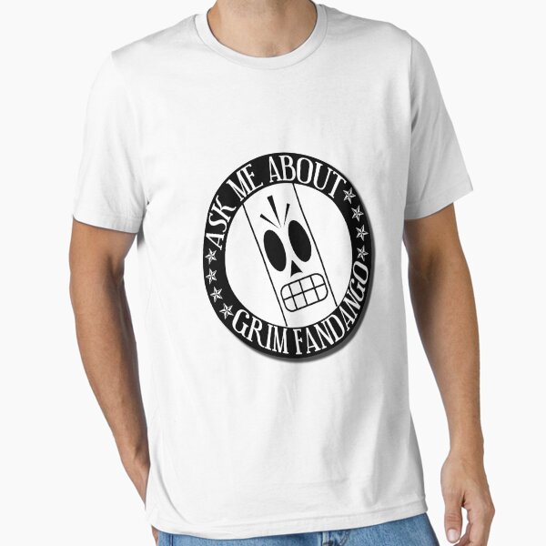 Item preview, Ask Me About Grim Fandango T-Shirt designed and sold by Reediculous12.