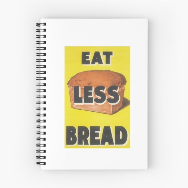 Item preview, Eat less Bread designed and sold by BookCoverSeeker.