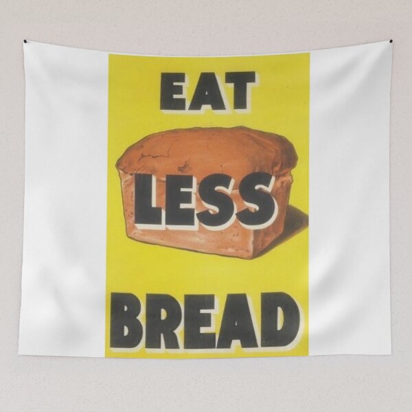 Item preview, Eat less Bread designed and sold by BookCoverSeeker.