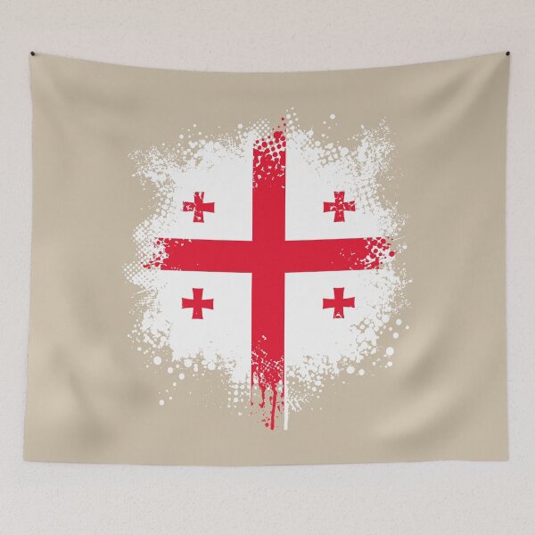 Item preview, Flag of Georgia - Splat designed and sold by pixelinga.