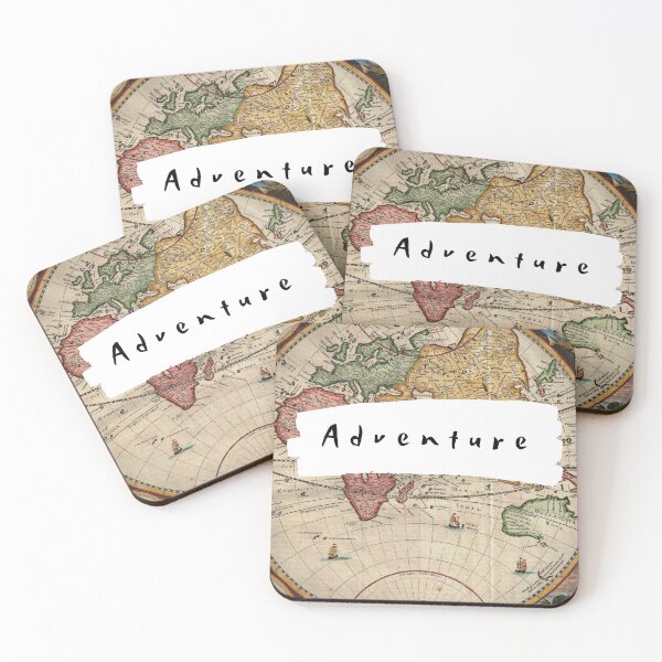 Item preview, Vintage Adventure Map Travel Design designed and sold by Ahmer Qureshi.