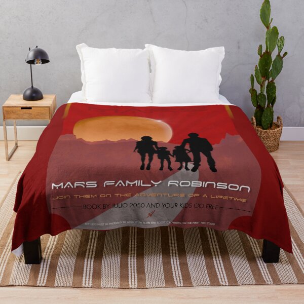 Item preview, Mars Family Robinson Space Travel Retro Poster designed and sold by KALEIDOSCOPE UK.