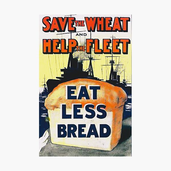 Item preview, Save the fleet, eat less wheat designed and sold by BookCoverSeeker.
