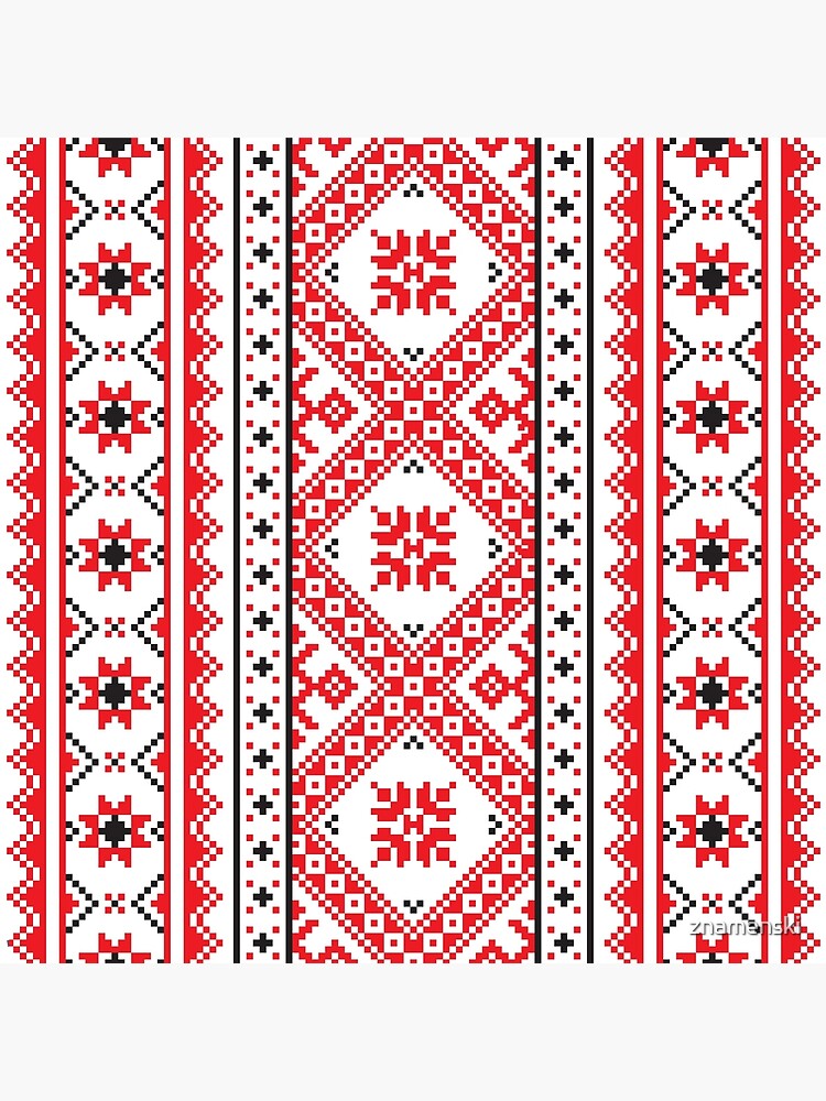 #Ukraine #Pattern - Ukrainian Embroidery: вишивка, vyshyvka #UkrainianPattern #UkrainianEmbroidery by znamenski