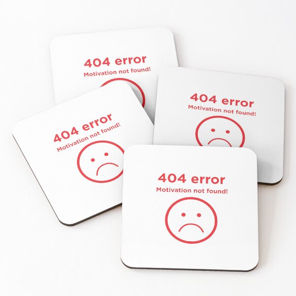 Item preview, 404 error motivation not found designed and sold by Gerald Waters.