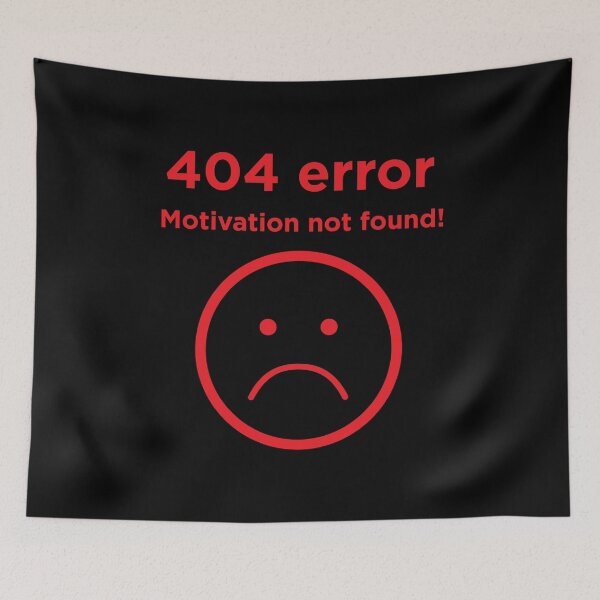 Item preview, 404 error motivation not found designed and sold by Gerald Waters.