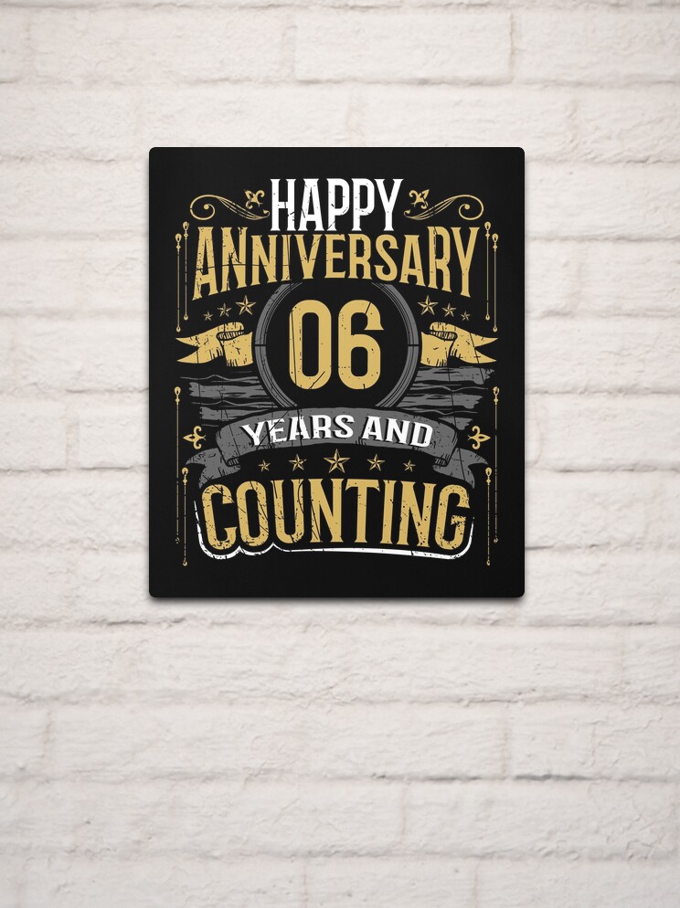 Six year outlet anniversary