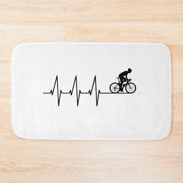 Item preview, Heartbeat mountain bike bicycle gift designed and sold by JonasDesign.