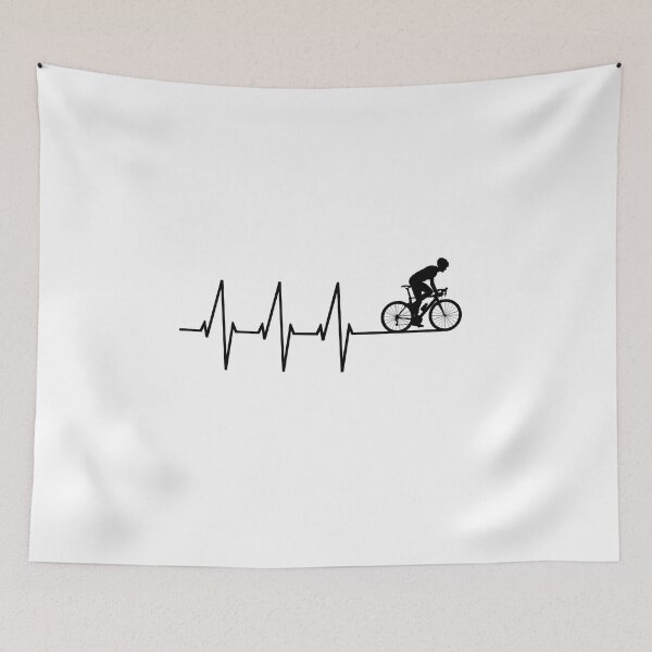 Item preview, Heartbeat mountain bike bicycle gift designed and sold by JonasDesign.