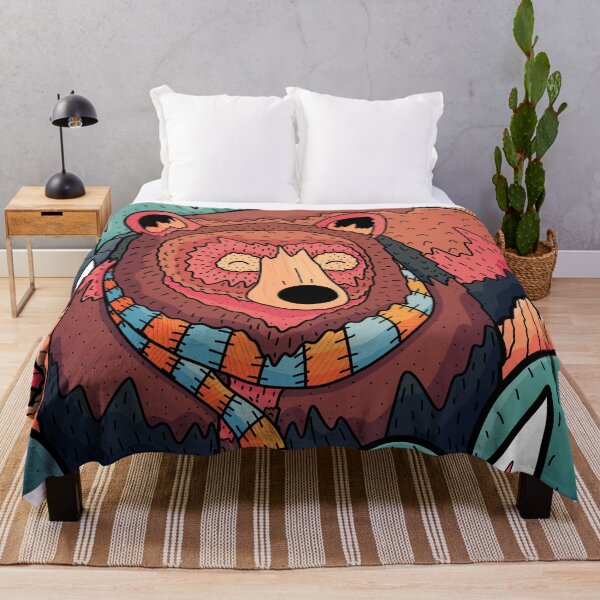 Item preview, Winter bear forest designed and sold by Swadeillustrations.