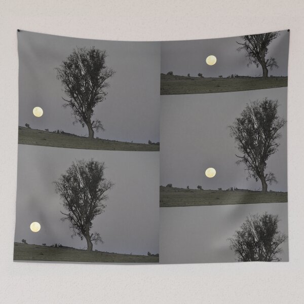 Item preview, Tree & Moon, Burley Griffin Way, Australia 2019 designed and sold by muz2142.