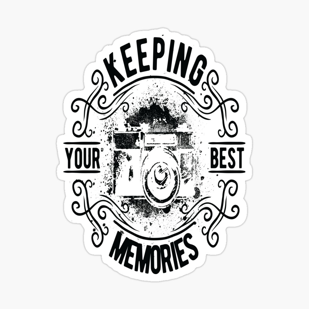 Keeping Your Best Memories Camera Logo Photographer Photography Poster By Projectx23 Redbubble