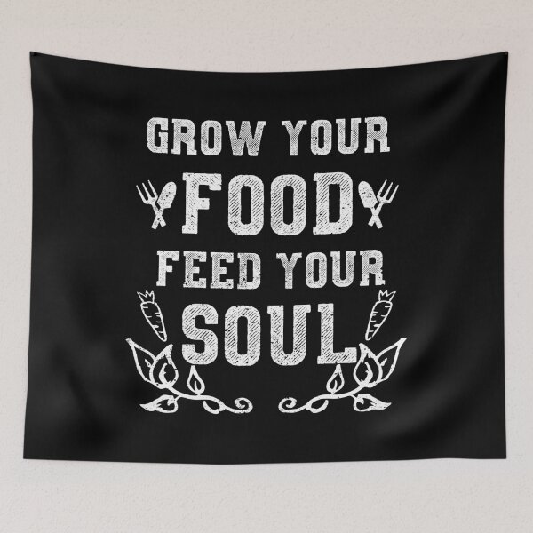 Item preview, Grow Your Food Feed Your Soul Distressed Gardening designed and sold by LarkDesigns.