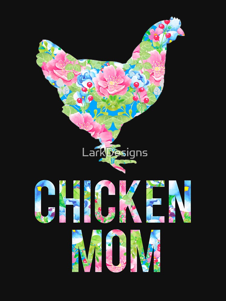 Floral Chicken Mama Shirt, Chicken Shirt