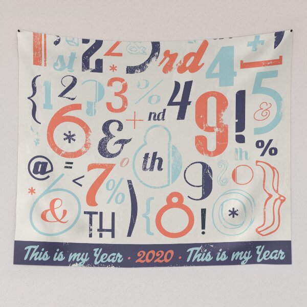 Item preview, Numbers Retro 2020 - Notebooks & more designed and sold by Hell-Prints.