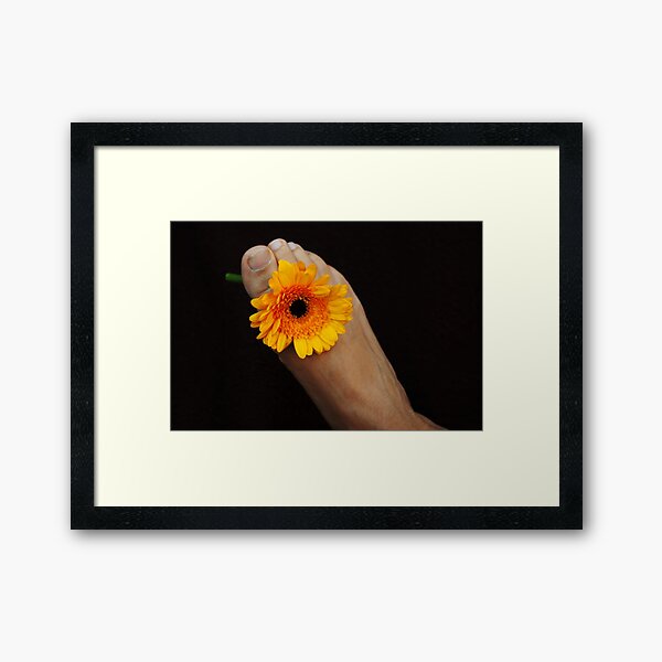 Put your best foot forward Framed Art Print