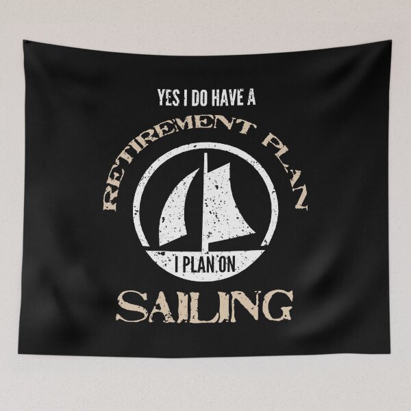 Artikelvorschau, Segelboot Sailors Retirement Plan Distressed Yacht entworfen und verkauft von LarkDesigns.